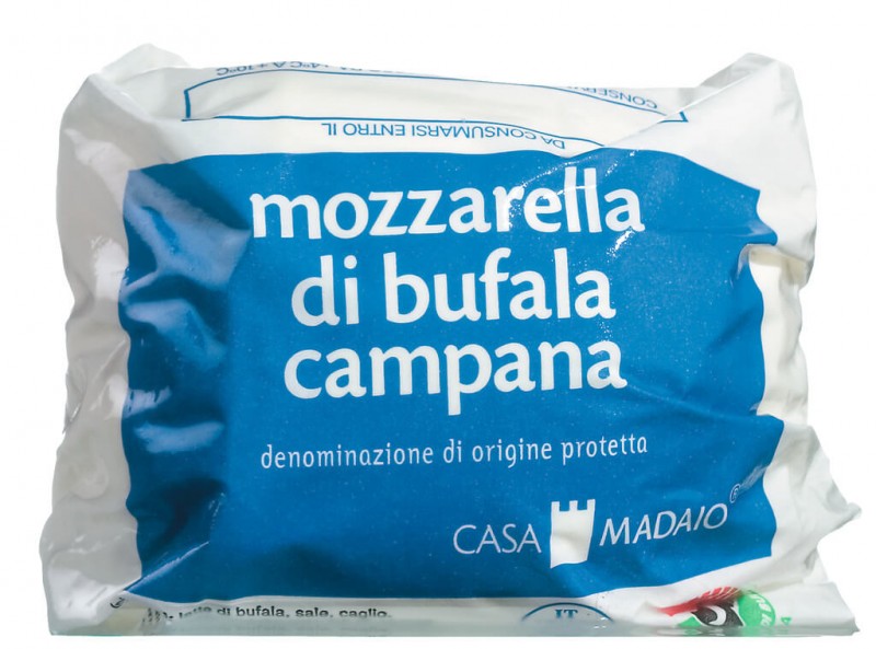 Mozzarella di bufala DOP, mozzarella di bufala, Casa Madaio - 8 x circa 250 g - kg