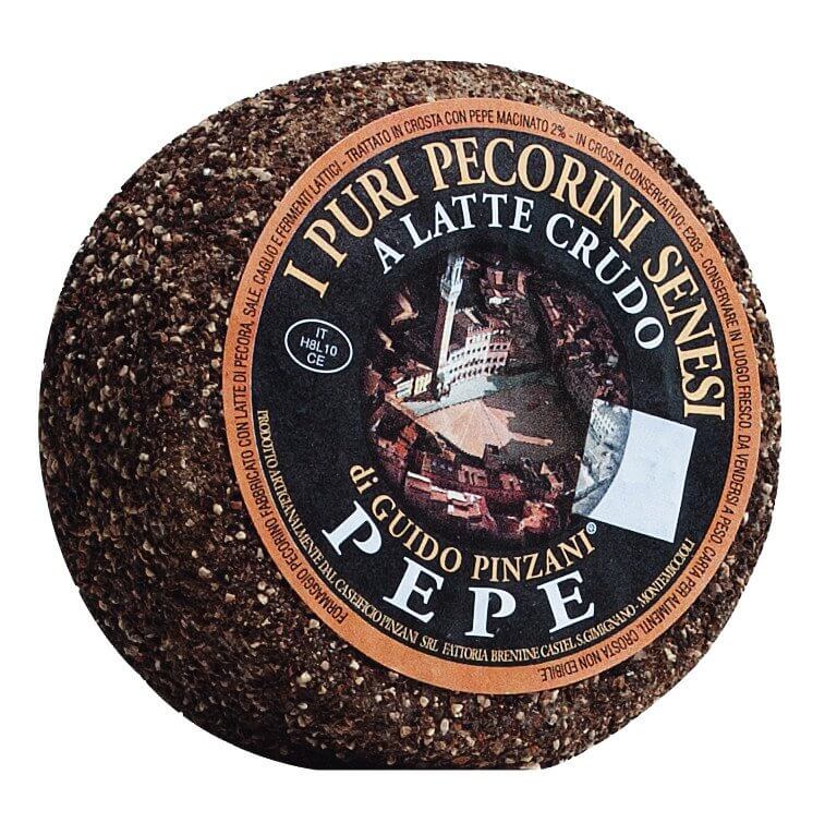 Pecorino toscano al pepe, Pecorino al pepe, piccolo, Pinzani - circa 0,4 kg - kg