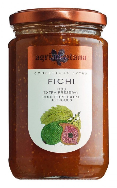 Confettura Fichi, mermelada de higos, agrimontana - 350g - Vaso