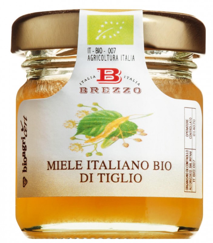 Miele biologico assortito, vasi mini, honungsminiburkar 5-faldigt assorterade, ekologiska, Apicoltura Brezzo - 60 x 35 g - visa