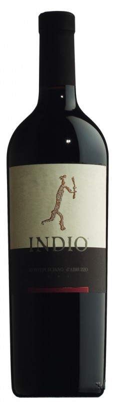 Montepulciano d`Abruzzo DOC Indio, vinho tinto, barrica, Bove - 0,75 litros - Garrafa