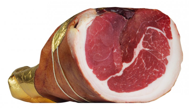 Parman kinkku DOP luuton kuorella, Prosciutto di Parma DOP 36 kuukautta, Devodier - noin 7,5 kg - kg