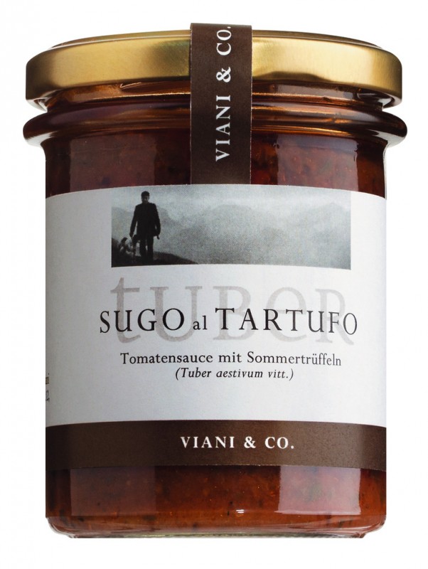 Sugo di pomodoro e tartufo, tomatsas med sommartryffel - 170 ml - Glas