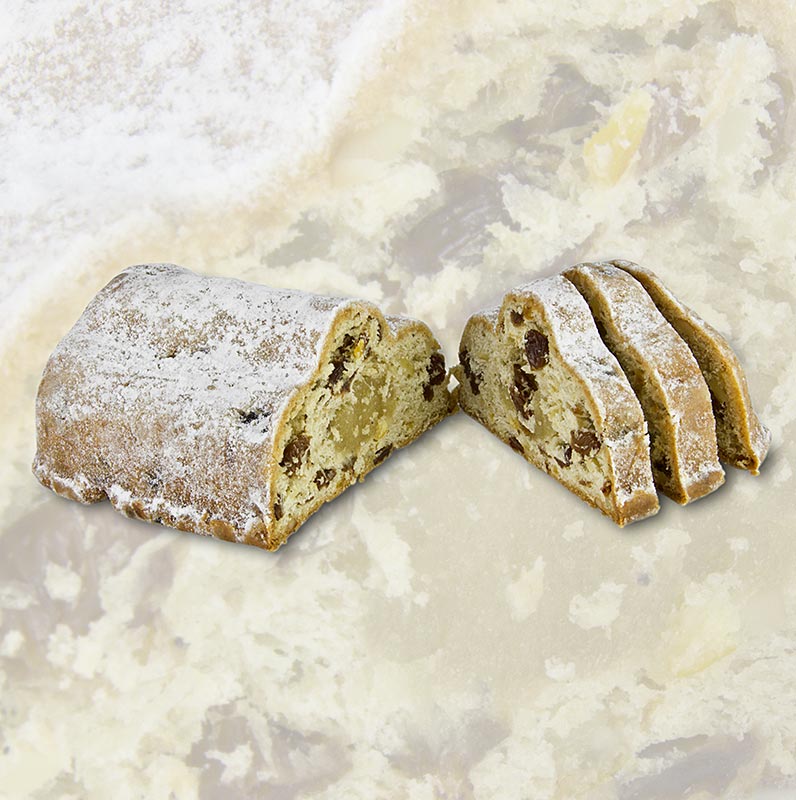 Alkuperainen Willinger Christinenstollen marsipaaniytimilla, joulu stollen, stollen, koristelaatikko - 500g - Pahvi