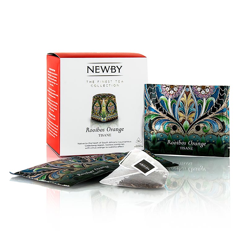 Teh Newby Rooibos dan Jeruk, Infus, Teh Rooibos - 37,5g, 15 buah - Kardus