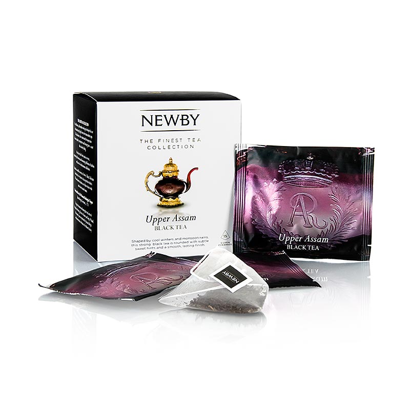 Newby Tea Upper Assam, te negro indio - 37,5 g, 15 piezas - Cartulina