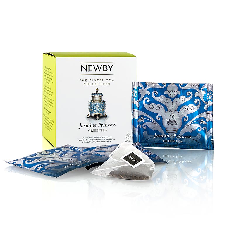 Newby Tea Jasmin Princess, cha verde chines - 37,5g, 15 pecas - Cartao