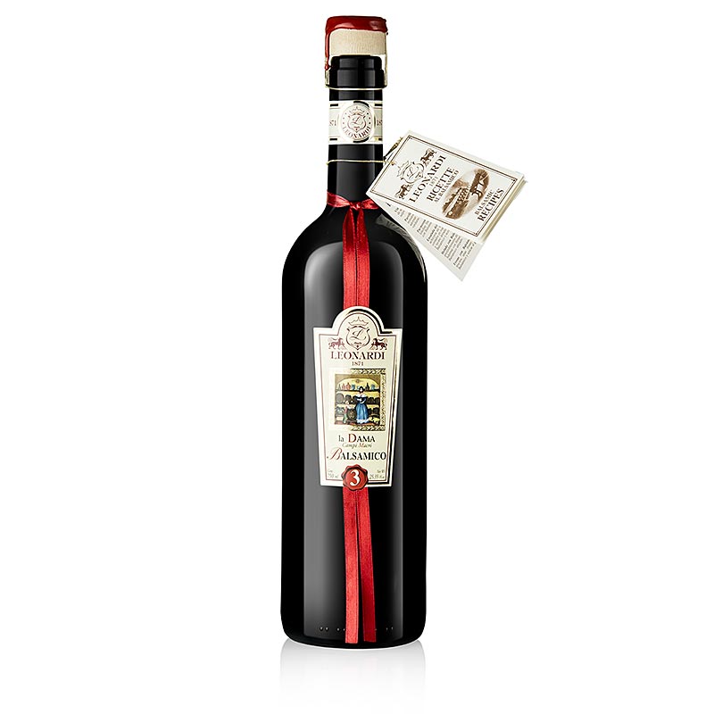 Leonardi - Condimento Balsamico Dama, 3 anos L091 - 750ml - Garrafa