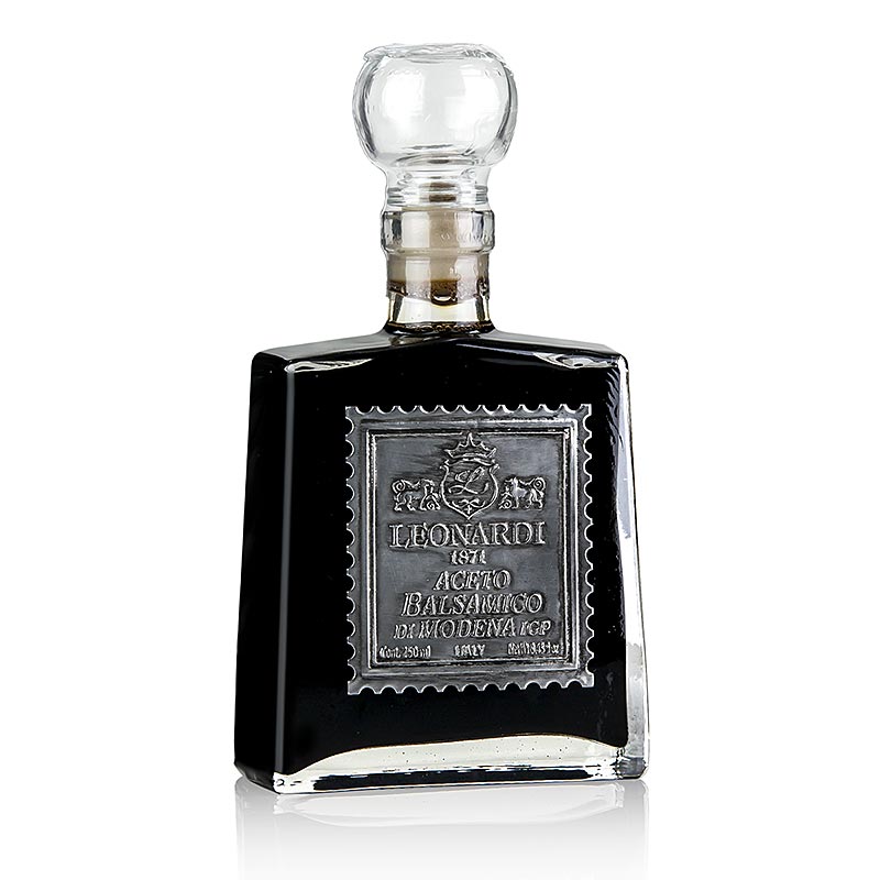 Leonardi - Aceto Balsamico di Modena IGP / PGI, Velluto Blu, 6 tahun C0520 - 250ml - Botol