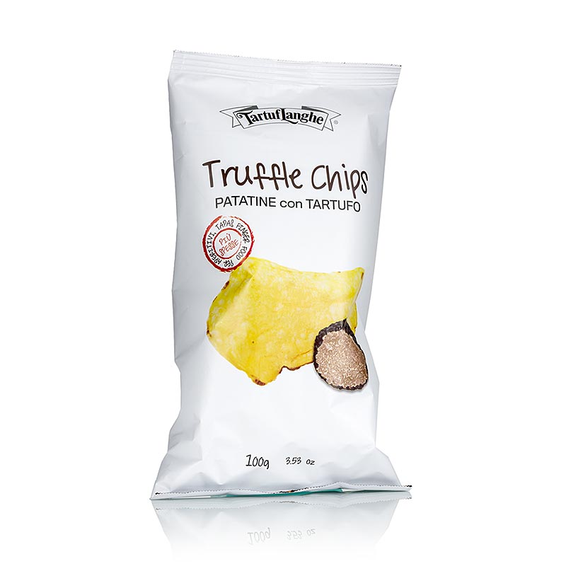 TARTUFLANGHE troeffelchips, potetgull med sommertroeffel (knoll aestivum) - 100 g - bag