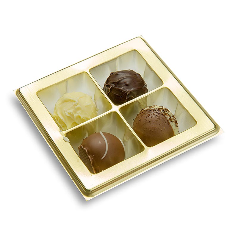 Chocolates de Natal - alegrias de Natal, selecao de trufas, com alcool, Peters - 50g - pacote