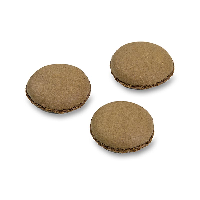 Macarons-sjokolade (mandelmarengs) OE 3,5 cm (70234) - 1,34 kg, 384 stykker - Kartong