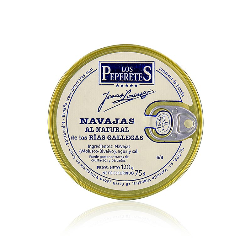 Navalhas Navaja de Finisterre, Jelo, Los Peperetes - 120g - pode