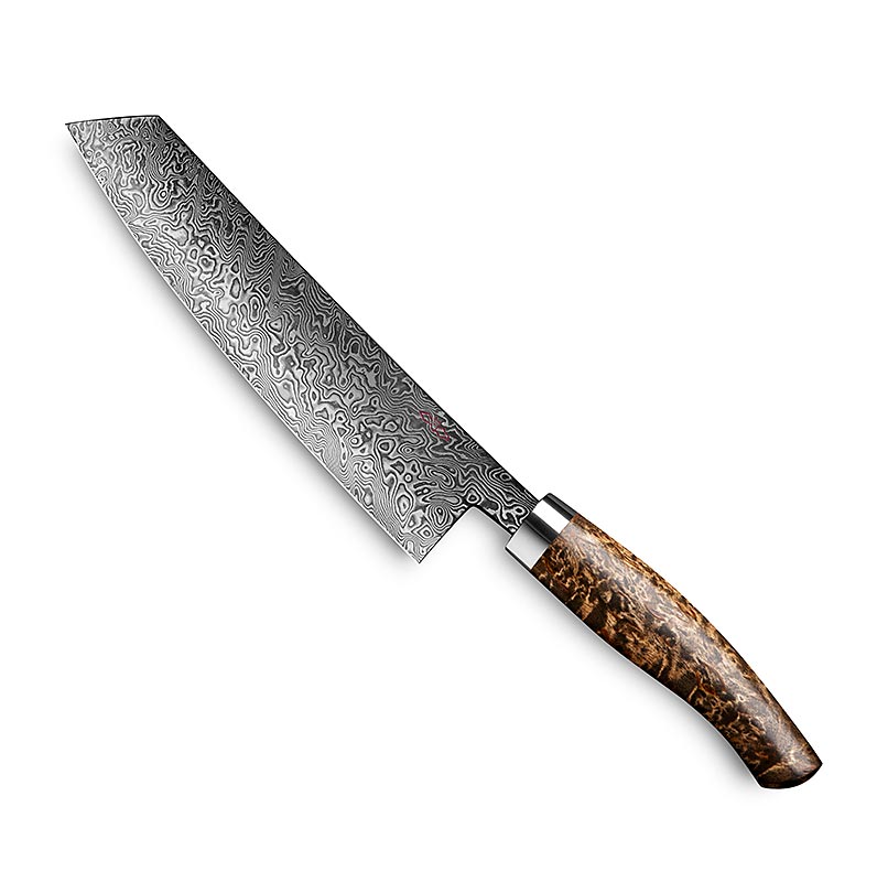 Nesmuk EXKLUSIV C90, coltello da chef damascato, 180mm, manico in betulla riccia - 1 pezzo - Scatola