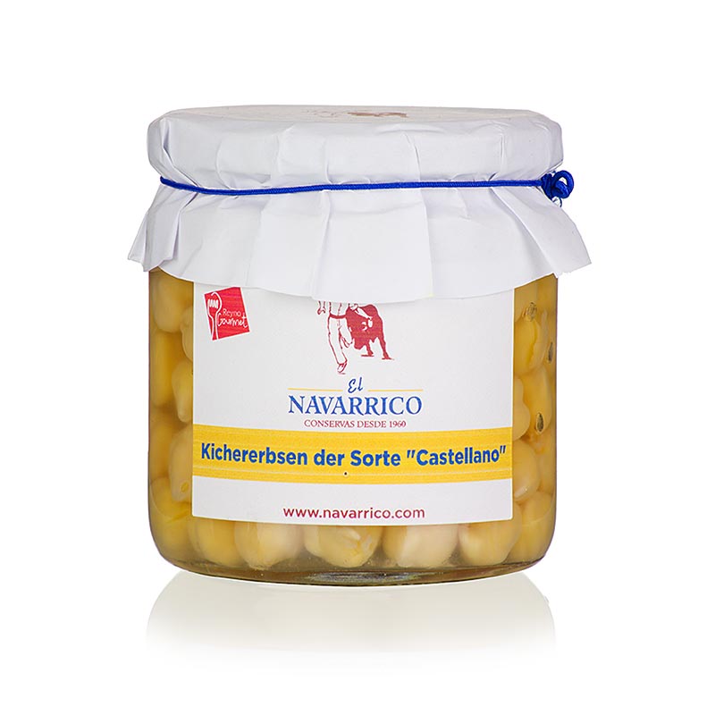 Cigrons Castellano, al Llac, Navarrico - 325 g - Vidre