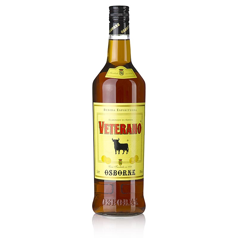 Osborne Veterano, 30% vol., Spanien - 1 liter - Flaska