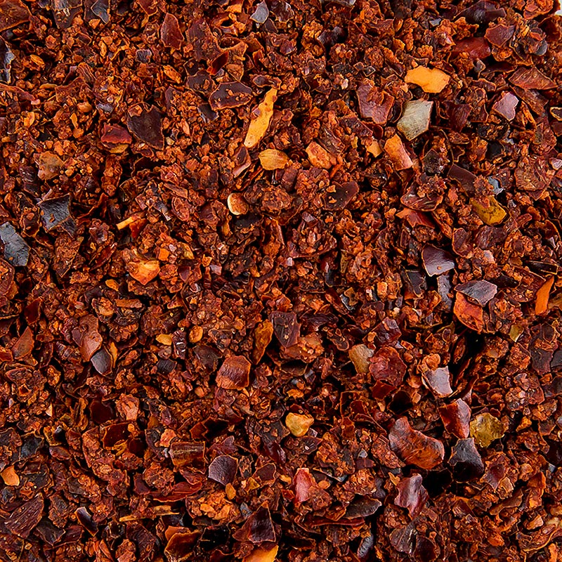 Gewurzgarten Chiles rojos, suaves, triturados, 2-4 mm - 90g - Vaso