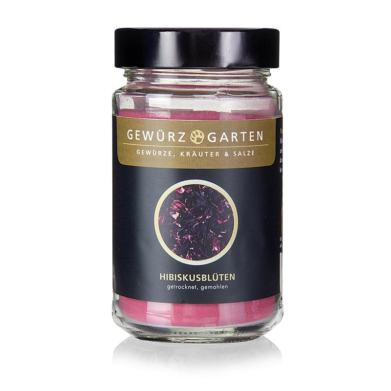 Spice Garden Hibiscus blomster, toerket, malt - 90 g - Glass