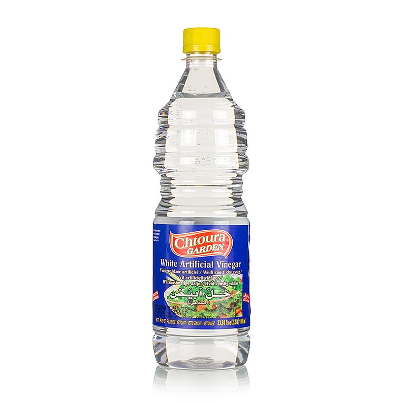 Vit vinager, 5% syra, Chtoura Garden - 1 liter - Flaska