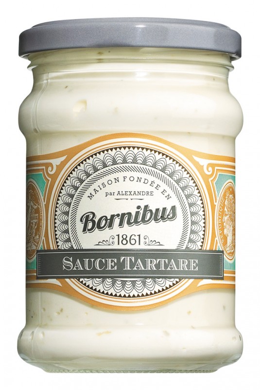 Salsa tartara, salsa tartara, Bornibus - 220g - Vaso