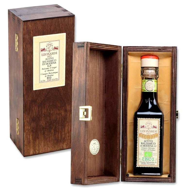 Aceto Balsamico IGP / PGI, Francobolli Series 15, Leonardi, LIFRAENT - 250ml - Flaska medh trekassa