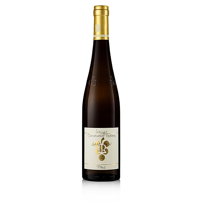 2019 Ganz Horn Riesling GG, kuiva, 12,5 tilavuusprosenttia, viinikoynnospuu, luomu - 750 ml - Pullo