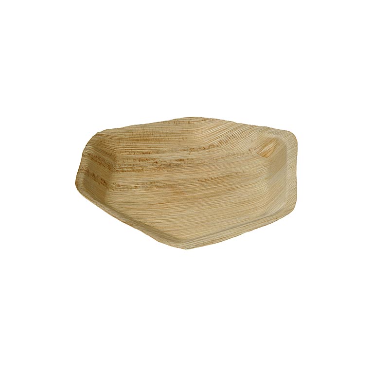 Engangs Naturesse palmebladstanse (skal), 6 kvadrat, OE 24 x 2,5 cm - 100 stykker - Kartong