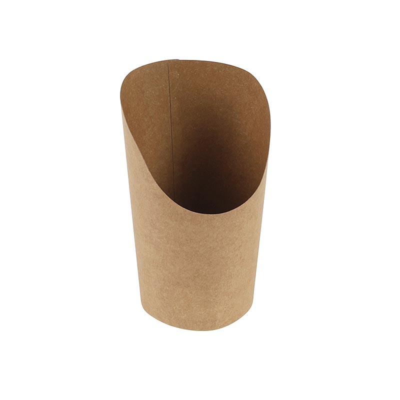 Copo descartavel Naturesse Take Away Wrap, Kraft / PLA, 480 ml, 8 / 6 x 14 cm - 1.000 pecas - Cartao