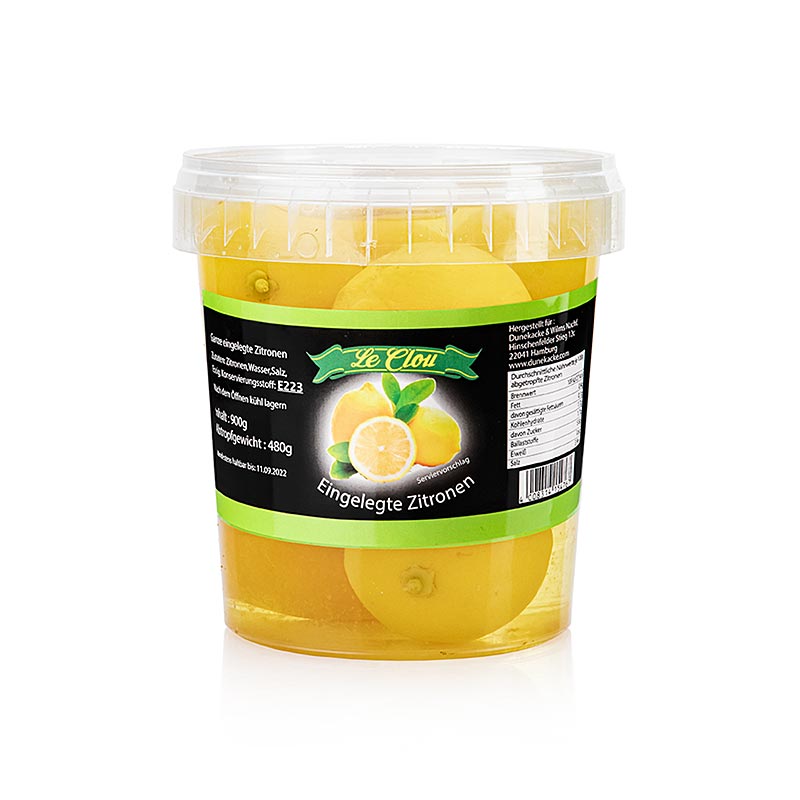 Limoni interi marinati, salati - 900 g - Secchio Pe