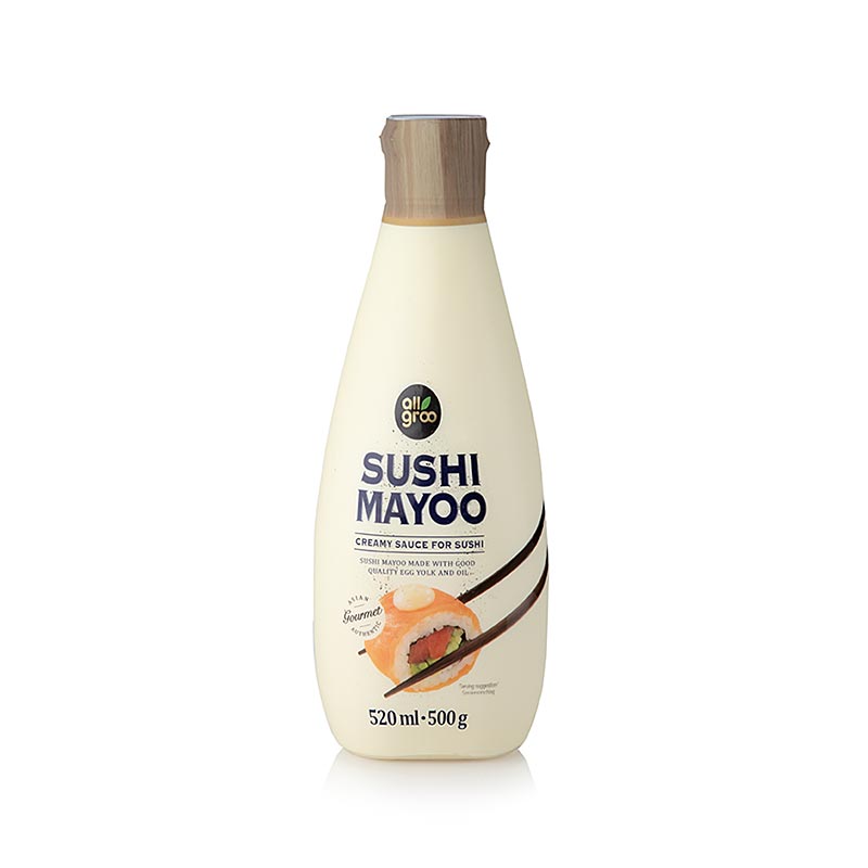 Sushi Mayoo - salce kremoze per sushi (majoneze), Allgroo - 520 ml - Shishe PE