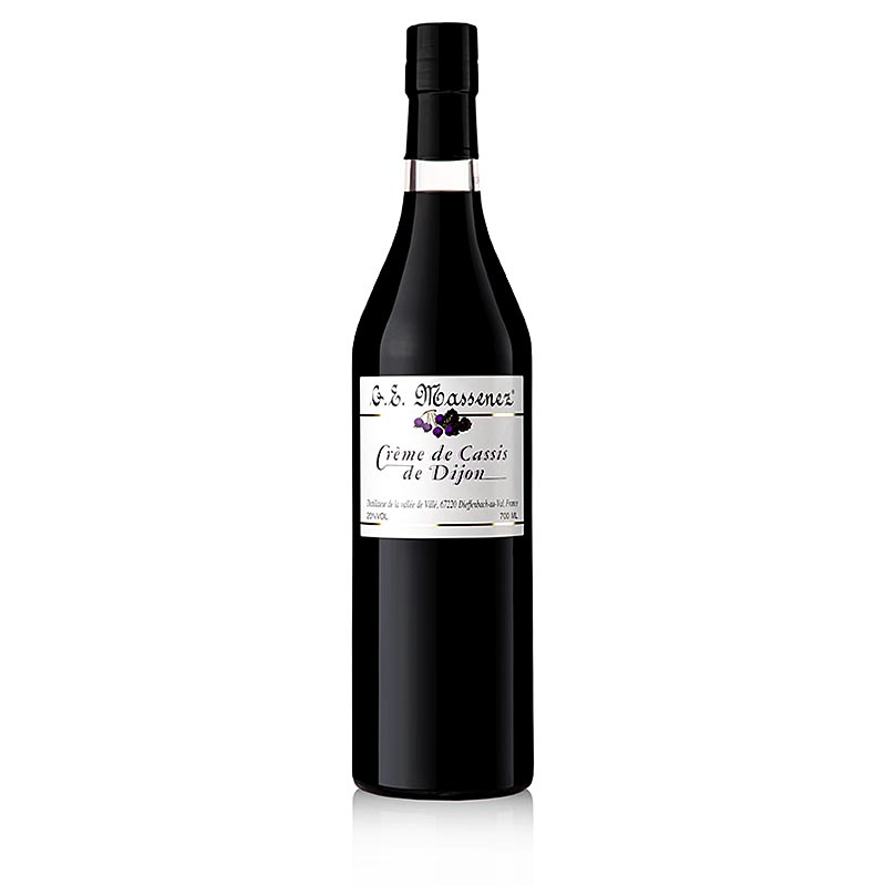 Massenez Creme de Cassis de Dijon (liquore di ribes), 20% vol. - 700 ml - Bottiglia