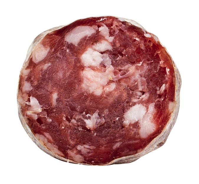 Salame fresco al finocchio, piccolo, salame al finocchio, Cascina Stella - circa 250 gr - kg