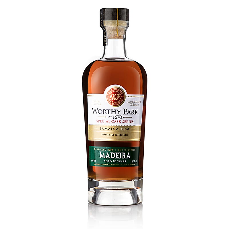 Worthy Park Estate Jamaica Rum 10 Anni MADEIRA Finitura 45% vol. (1423) - 700 ml - Bottiglia