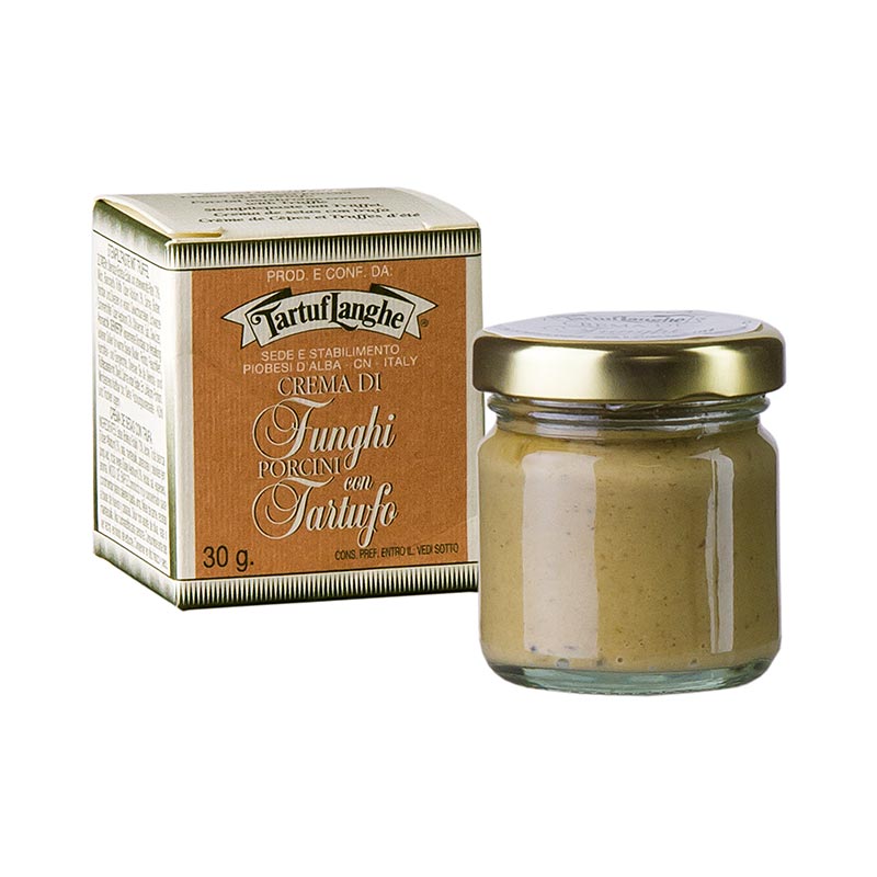 TARTUFLANGHE Pate de cepes, a la truffe bianchetto - 30g - Verre