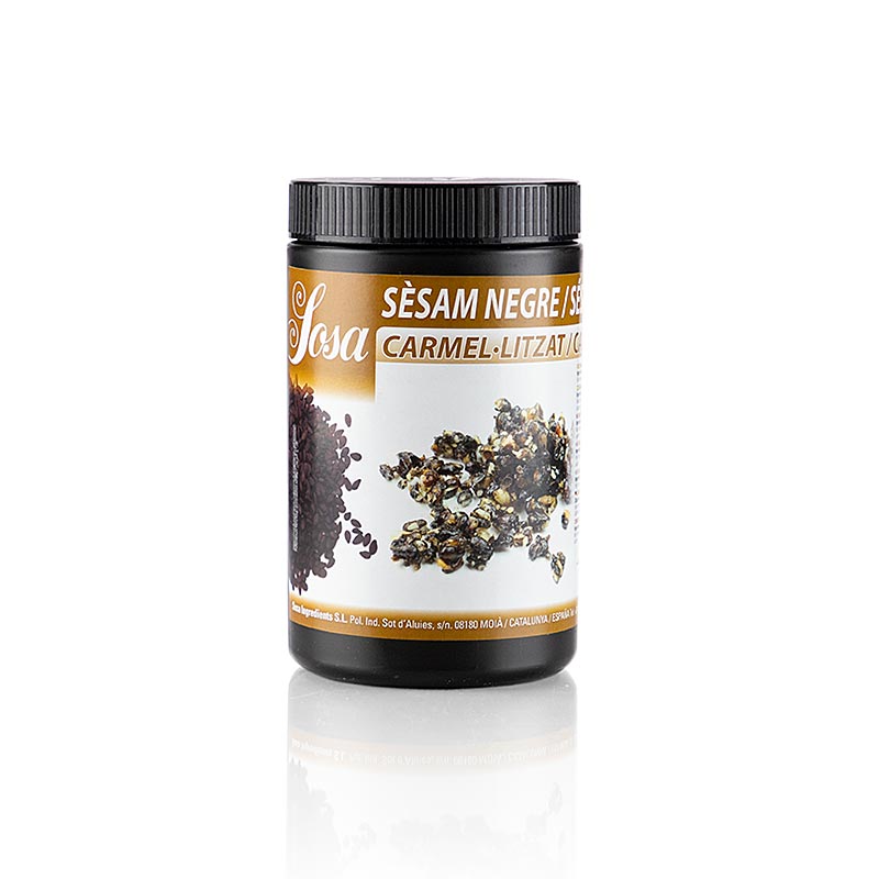 Sesam Sosa, negre, sencer, caramel·litzat (39479) - 600 g - PE pot