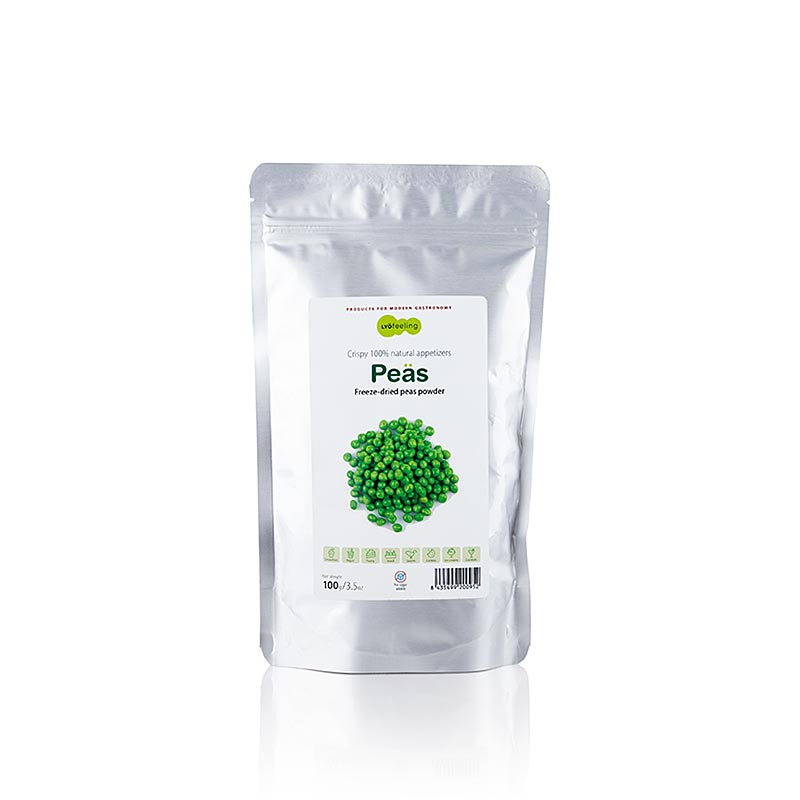 TOUFOOD LYOFEELING PEAS, ervilha liofilizada em po - 100g - Pe pode