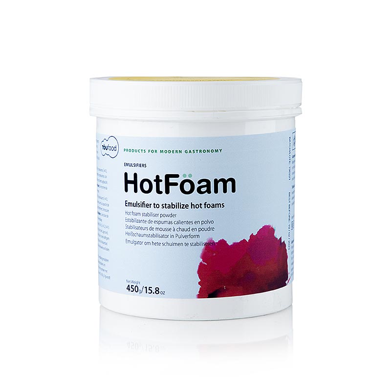 TOUFOOD HOT FOAM, estabilizante para emulsao (Espuma quente) - 450g - Pe pode