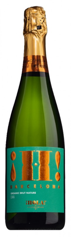 ¡Ah! Brut Nature, Ecologico, Vino Espumoso, Ecologico, Marcas de Barcelona - 0,75 litros - Botella