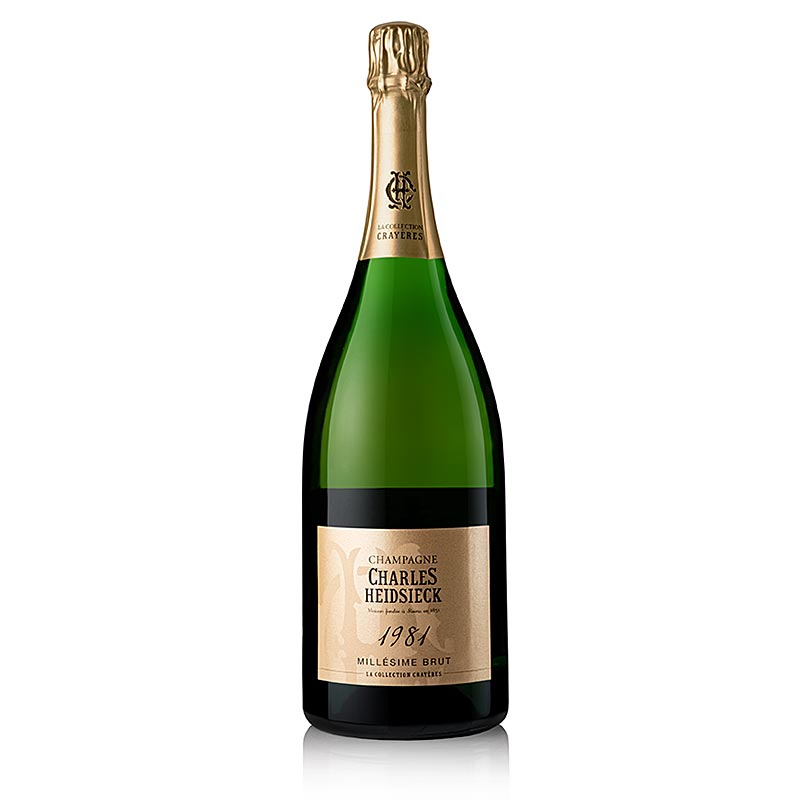 Champagne Charles Heidsieck 1981 Col·leccio Crayeres, 12% vol., Magnum - 1,5 l - Ampolla