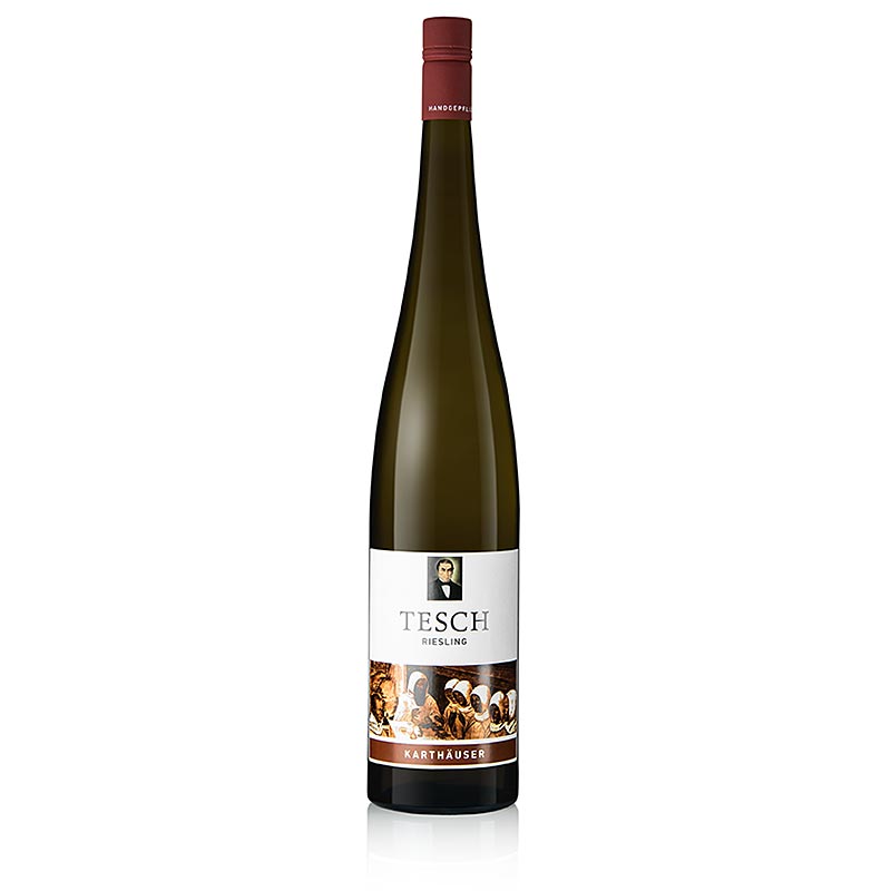 2016 Karthauser, Riesling, kuiva, 12,5 tilavuusprosenttia, Tesch (ruosteenpunainen kapseli) - 1,5L - Pullo