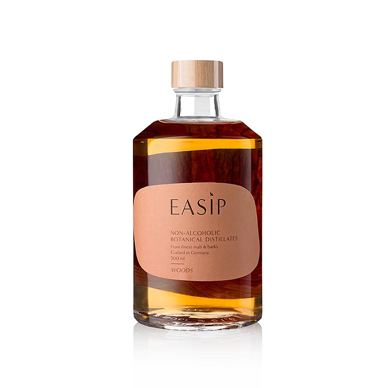 EASIP Woods - Destil·lats botanics sense alcohol, malta i escorces, sense alcohol - 500 ml - Ampolla