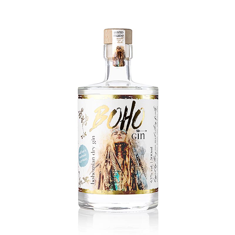 BOHO Bohemian Dry Gin Alemania 43% vol. - 500ml - Botella