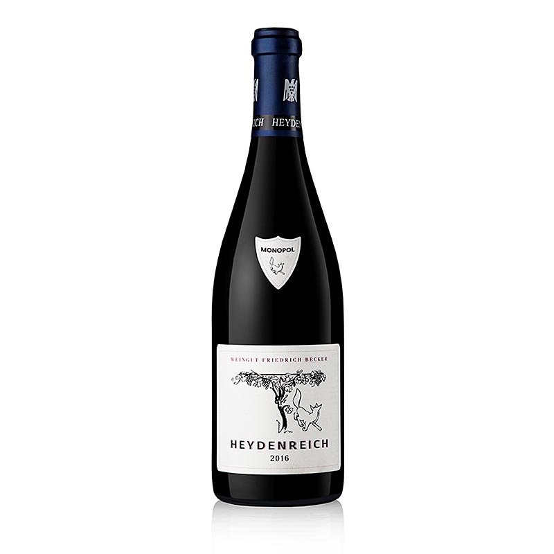 2016 Heydenreich Pinot Noir Suuri sijainti, kuiva, 13,5 tilavuusprosenttia, Friedrich Becker - 750 ml - Pullo