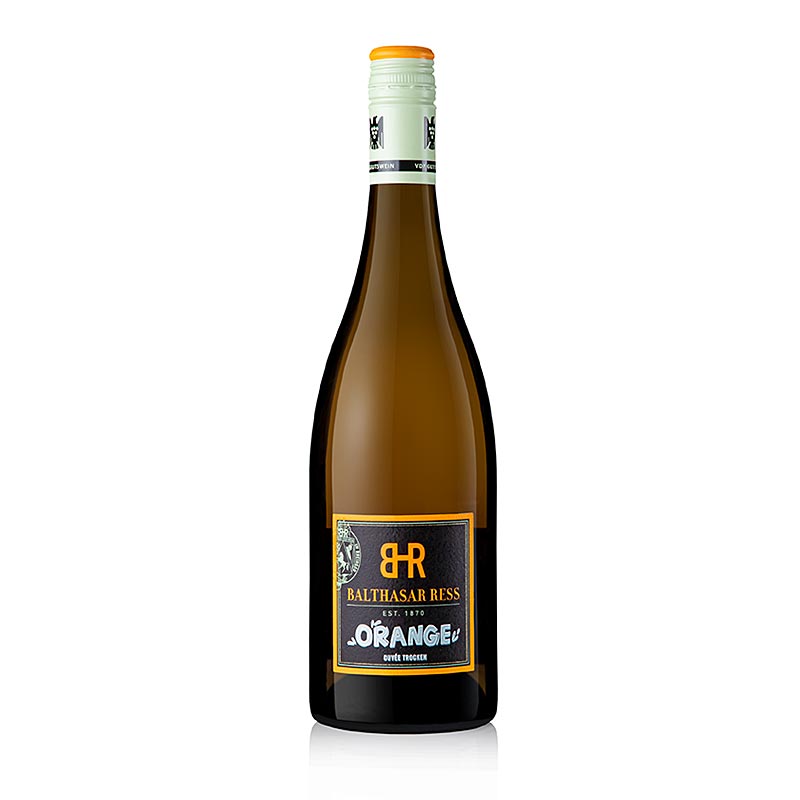 Appelsiiniviini Pinot Blanc, kuiva, 12 tilavuusprosenttia, B. Ress - 750 ml - Pullo