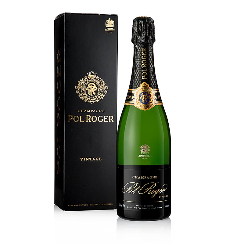 Kampavin Pol Roger 2015 Vintage brut 12,5% vol., 94 PP - 750ml - Flaska