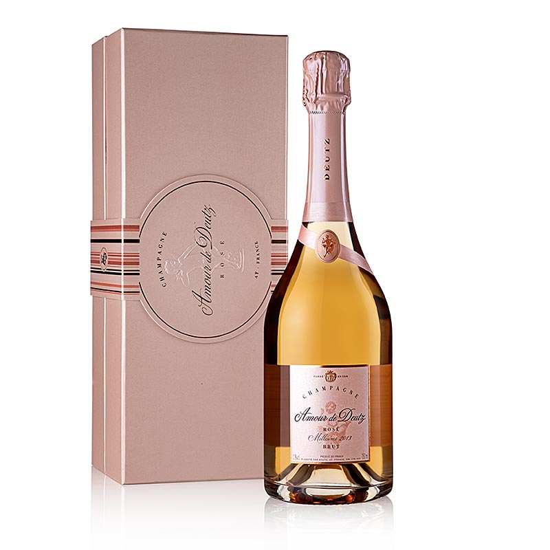 Champagne Deutz 2013 Amour de Deutz rose, brut, 12% vol., en estuche regalo - 750ml - Botella