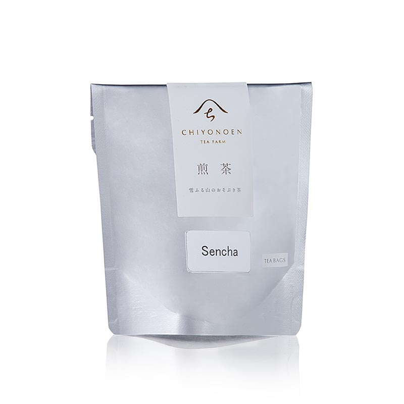 Sencha, cha verde, saco, Chiyonoen, Japao - 25g, 10x2,5g - Cartao