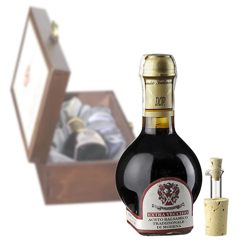 Aceto Balsamico Tradizionale DOP / BOB, Riserva Ginepro, 80 ar, Malpighi - 100 ml - Flaske