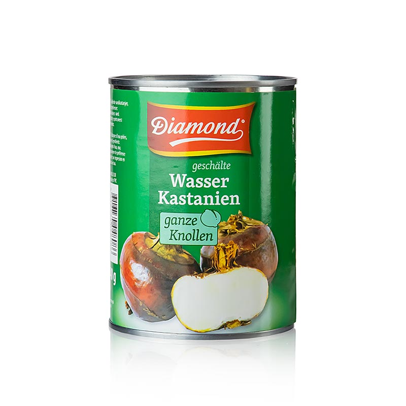 Castanas de agua, peladas, en agua, Diamante - 540g - poder