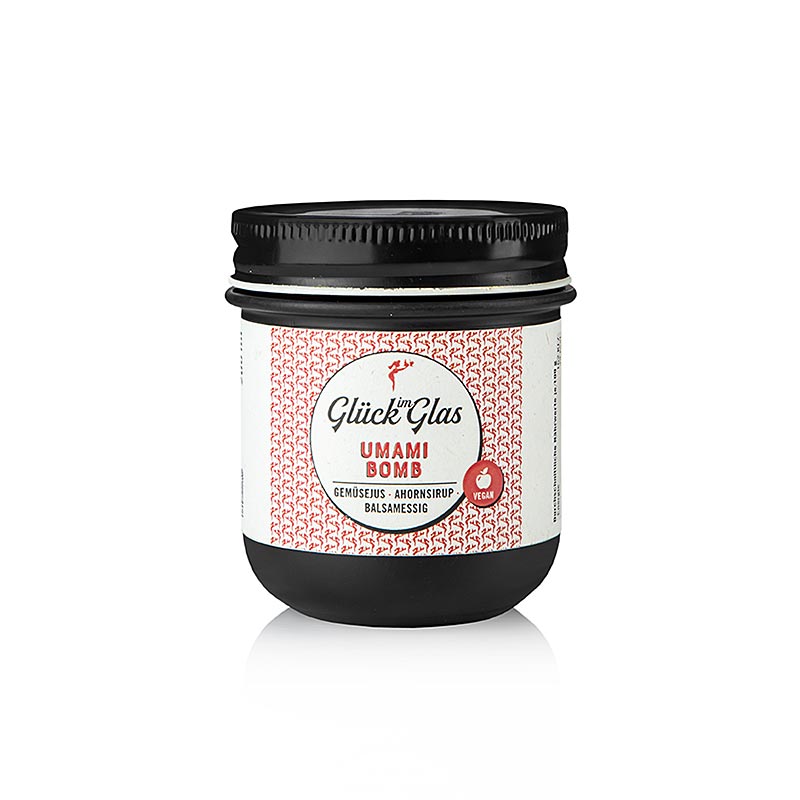 Felicidade em um copo - Umami Bomb, suco de vegetais, vegano - 200ml - Vidro